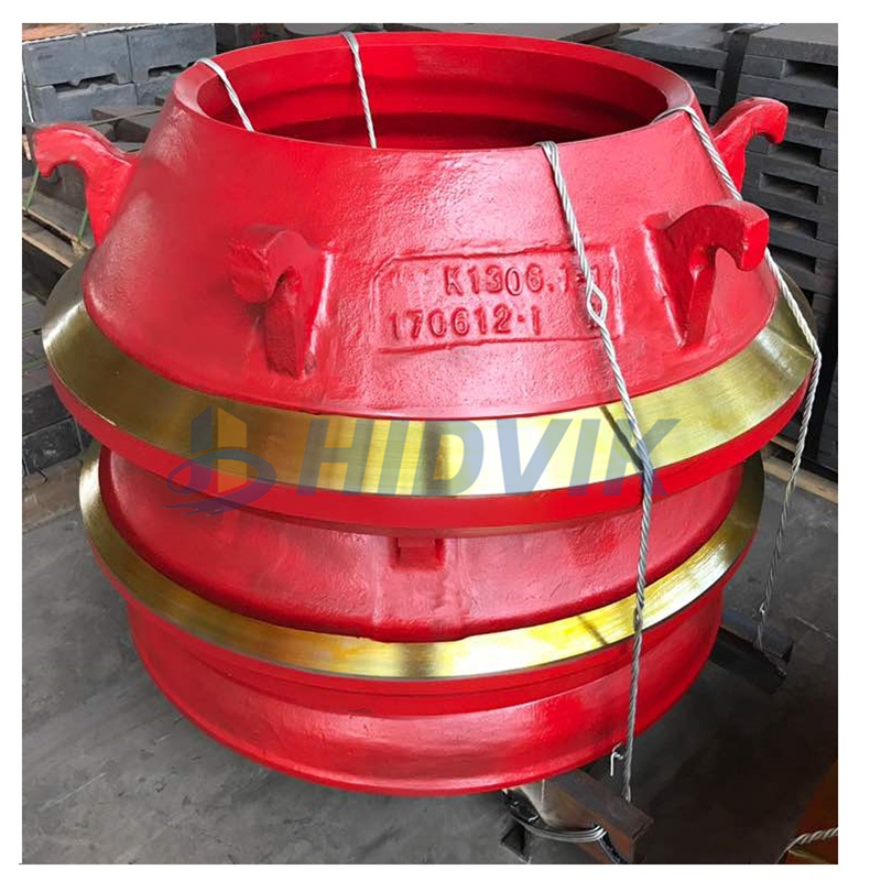 上海路橋 山寶PYZ900 PYZ1200 PYZ1750 圓錐破碎壁 軋臼壁 定錐 動(dòng)錐襯板 SHAOBAO(圖3)